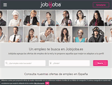 Tablet Screenshot of jobijoba.es