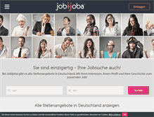 Tablet Screenshot of jobijoba.de