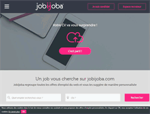 Tablet Screenshot of jobijoba.com