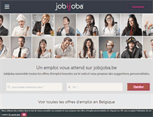 Tablet Screenshot of jobijoba.be